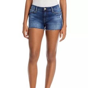 FRAME Le Cut Off Jean Shorts in Azure Size 27 NWT
